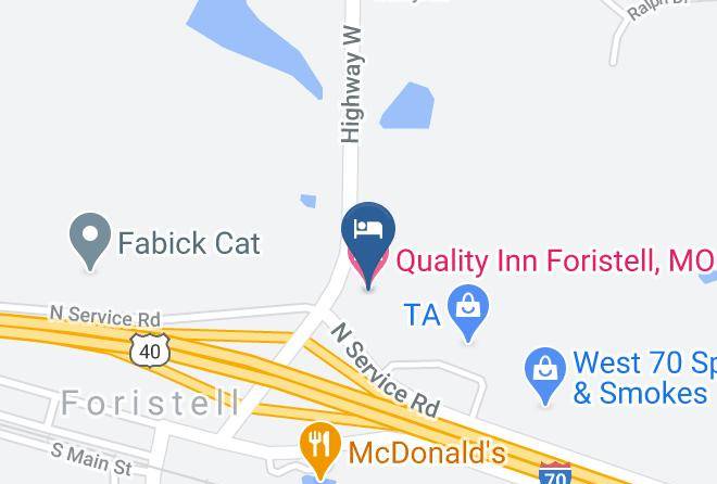 St Charles - Quality Inn Foristell Mo Maps