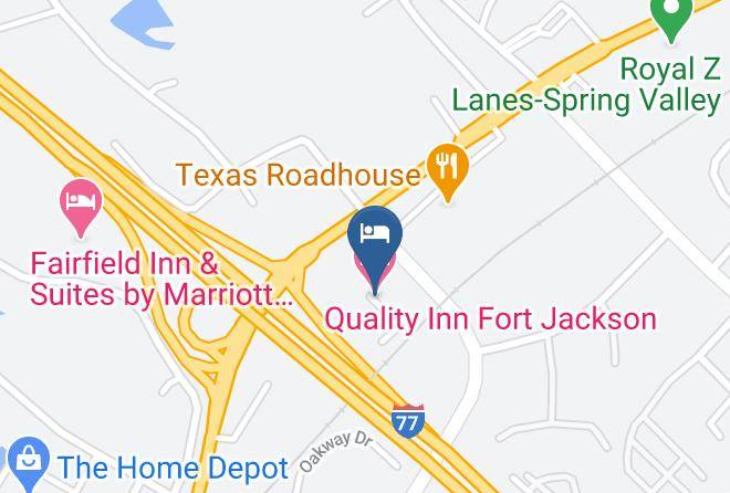 Richland - Quality Inn Fort Jackson Maps