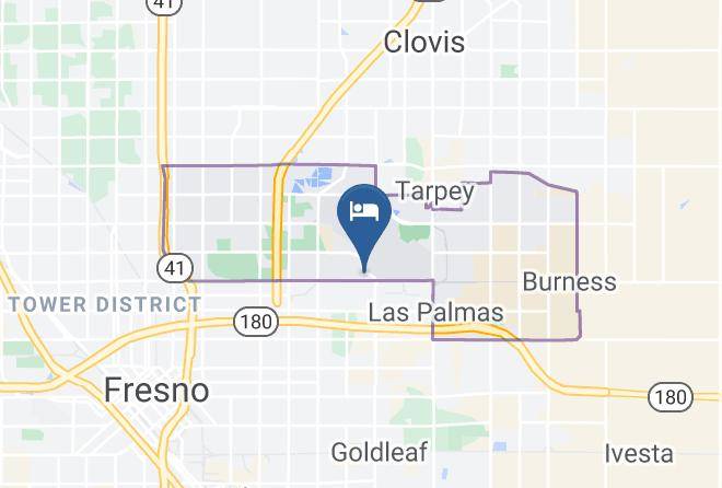 Fresno - Quality Inn Fresno Yosemite Airport Maps