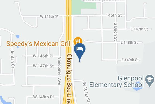 Tulsa - Quality Inn Glenpool Tulsa Maps