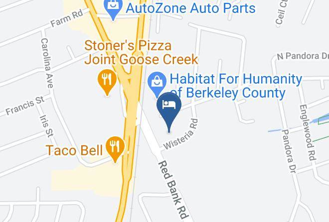 Berkeley - Quality Inn Goose Creek Charleston Maps