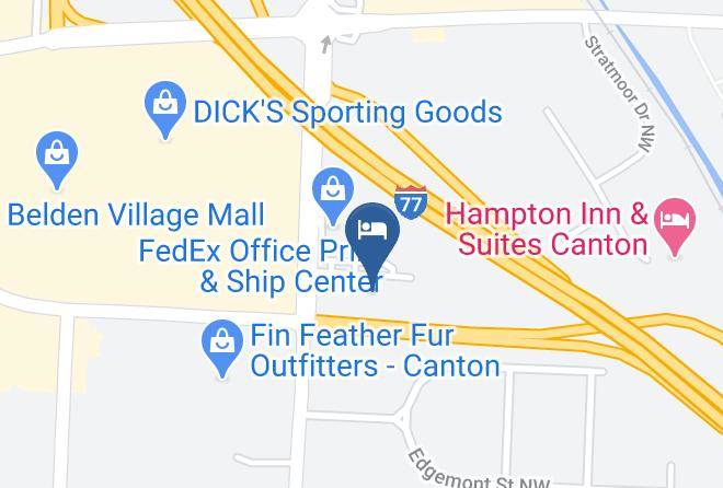Stark - Quality Inn Hall Of Fame Maps