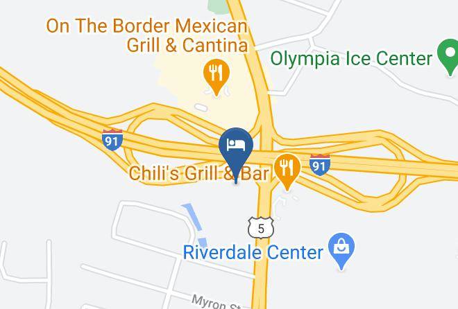 Quality Inn West Springfield Map