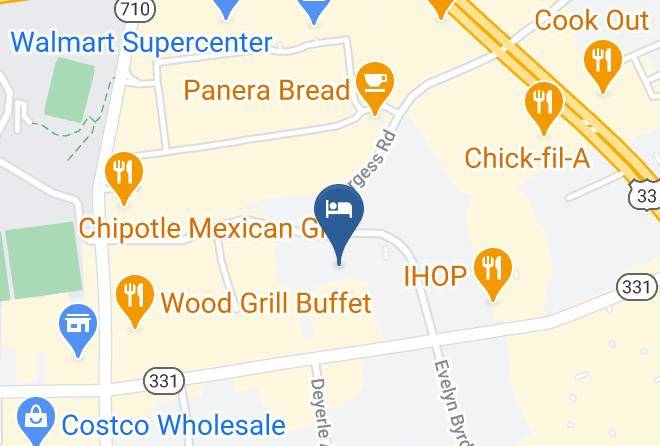 Quality Inn Harrisonburg I 81 Map