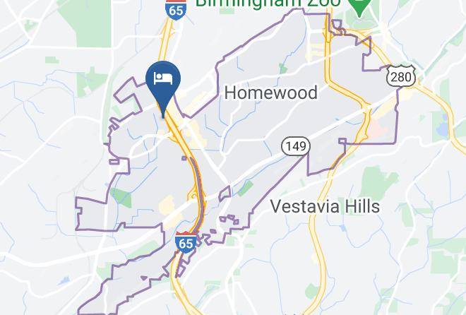 Jefferson - Quality Inn Homewood Birmingham I 65 Maps