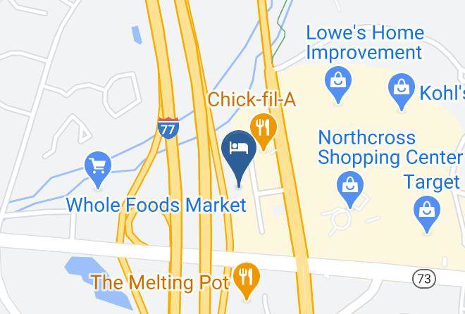Mecklenburg - Quality Inn Huntersville Near Lake Norman Maps