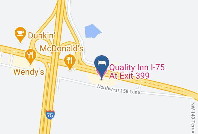 Alachua - Quality Inn I 75 At Exit 399 Maps