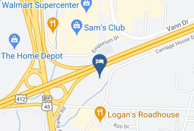 Madison - Clarion Hotel Convention Center Jackson Northwest Maps
