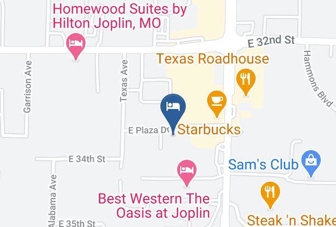 Newton - Quality Inn Joplin Maps