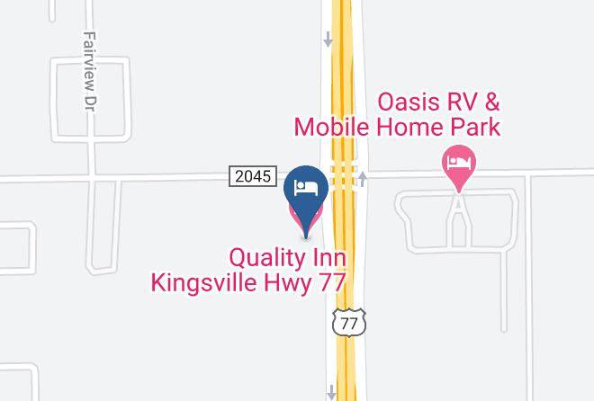 Kleberg - Quality Inn Kingsville Hwy 77 Maps