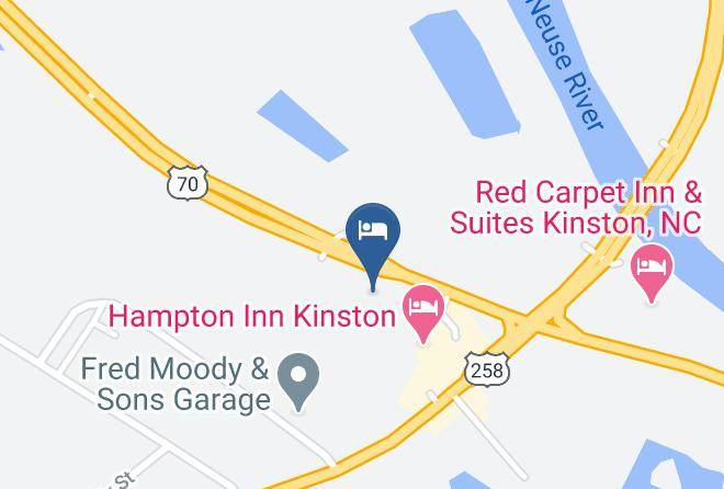 Lenoir - Quality Inn Kinston Hwy 70 Maps