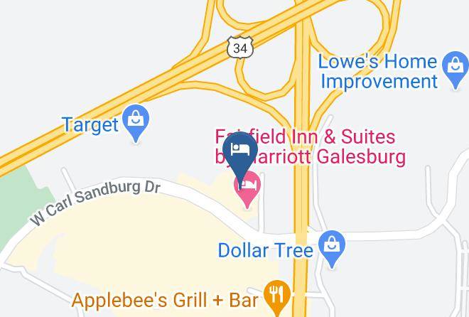 Knox - Quality Inn Galesburg Maps