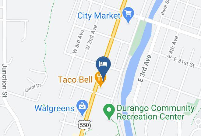 La Plata - Quality Inn Durango Maps
