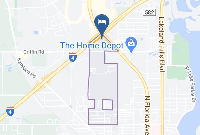 Polk - Quality Inn Lakeland North Maps