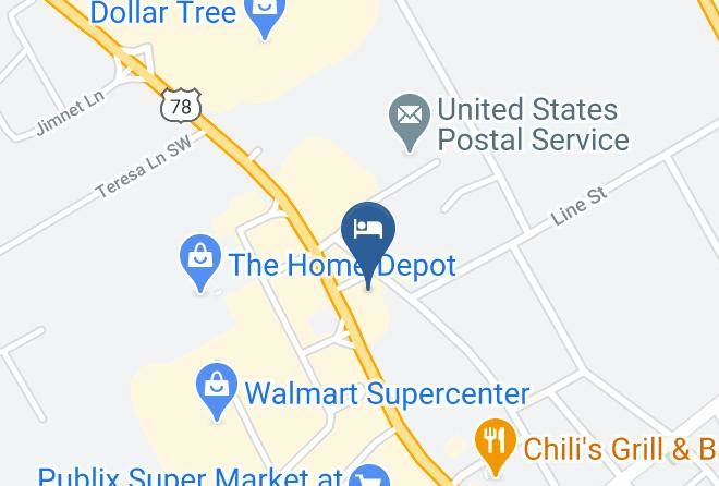 Gwinnett - Quality Inn Loganville Us Highway 78 Maps