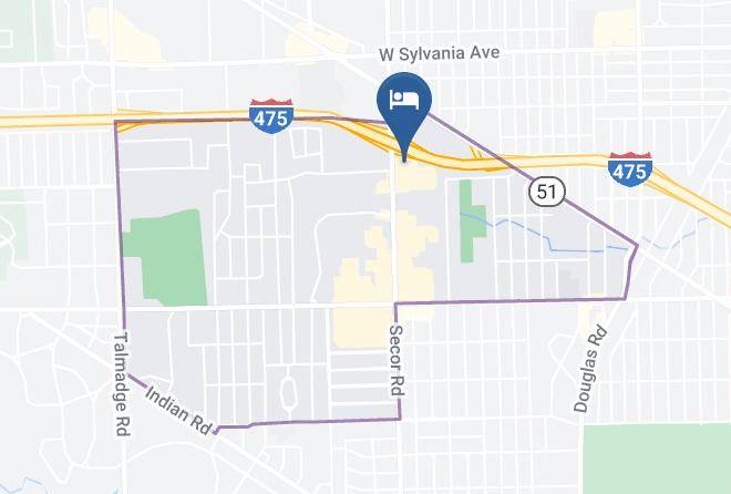 Lucas - Quality Inn Toledo Maps