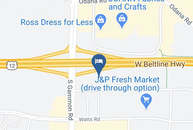 Dane - Quality Inn Madison West Near University Area Maps