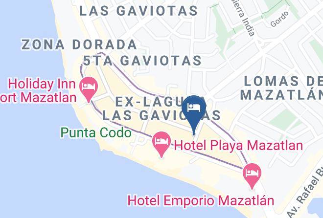 Mazatlan - Quality Inn Mazatlan Maps