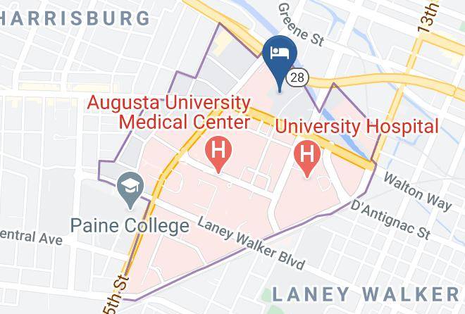 Richmond - Quality Inn Medical Center Area Maps
