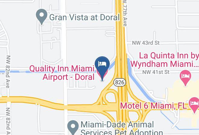 Miami Dade - Quality Inn Miami Airport Doral Maps