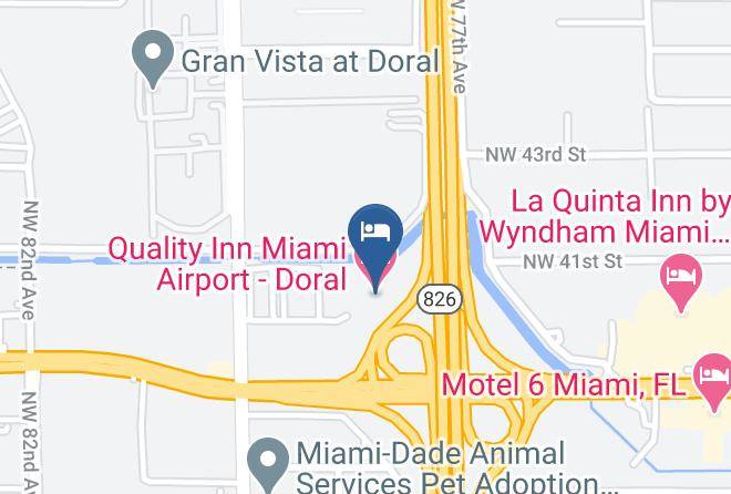 Miami Dade - Quality Inn Miami Airport Maps