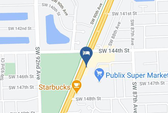 Quality Inn Miami South Map