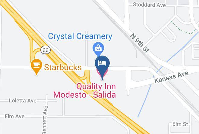 Stanislaus - Quality Inn Modesto Salida Maps