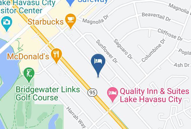 Quality Inn & Suites Lake Havasu City Map