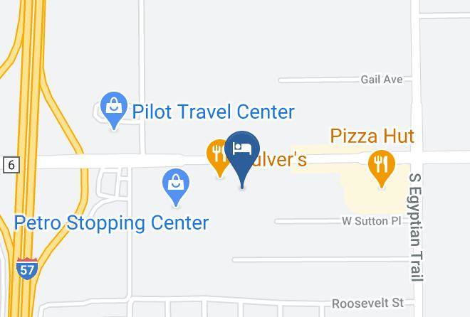 Quality Inn Monee Il Map