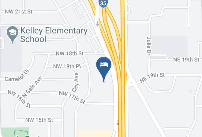 Cleveland - Quality Inn Moore Oklahoma City Maps