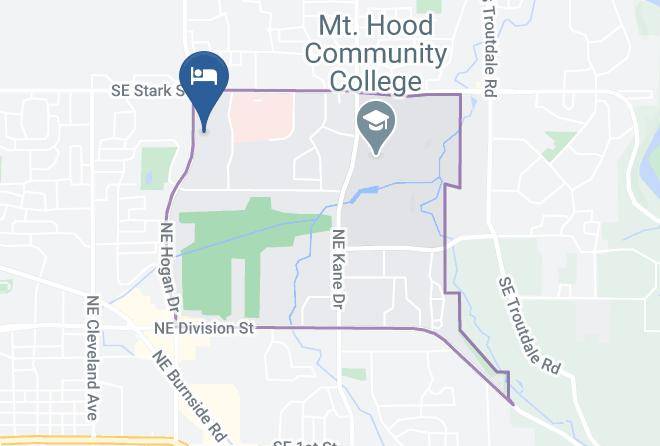 Multnomah - Quality Inn Portland Gresham Maps