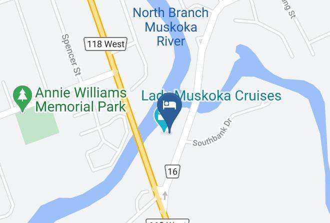 Muskoka - Quality Inn Riverside Maps