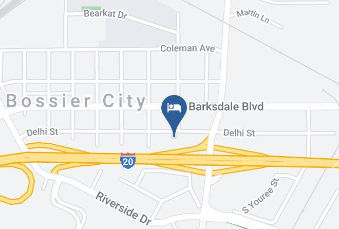 Bossier Par - Quality Inn Near Casinos And Convention Center Maps