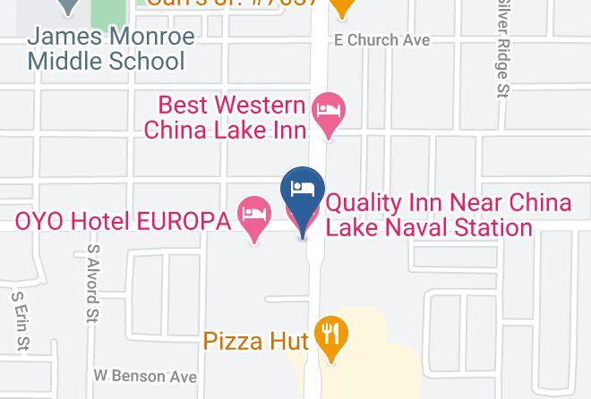 Kern - Quality Inn Near China Lake Naval Station Maps