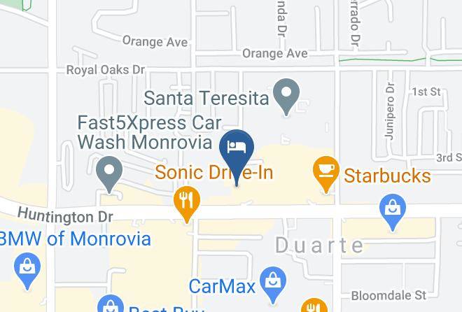 Los Angeles - Quality Inn Near City Of Hope Maps