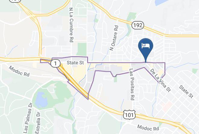 Santa Barbara - Quality Inn Santa Barbara Maps