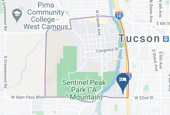 Pima - Quality Inn Near Downtown Tucson Maps