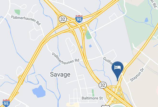 Howard - Quality Inn Jessup Columbia South Near Fort Meade Maps
