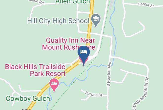 Pennington - Quality Inn Near Mount Rushmore Maps