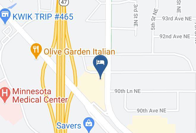 Anoka - Quality Inn Near Northtown Mall & National Sports Center Maps