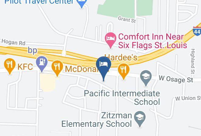 Franklin - Quality Inn Near Six Flags St Louis Maps