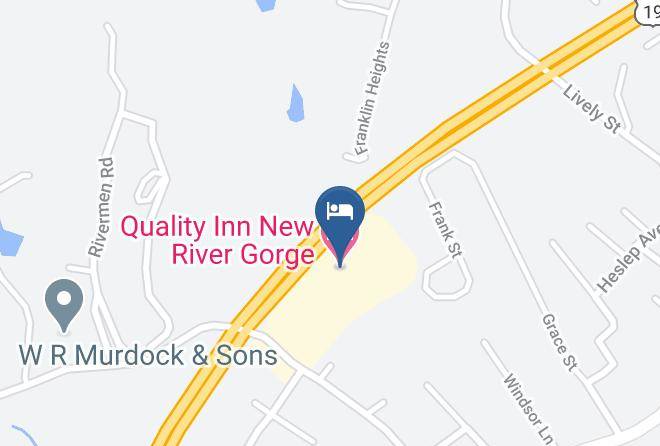 Fayette - Quality Inn New River Gorge Maps