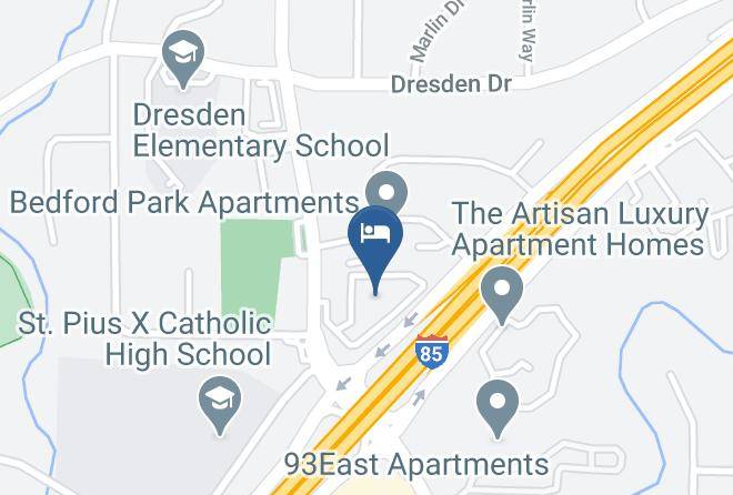 Dekalb - Quality Inn Atlanta Northeast I 85 Maps