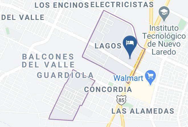 Nuevo Laredo - Quality Inn Nuevo Laredo Maps