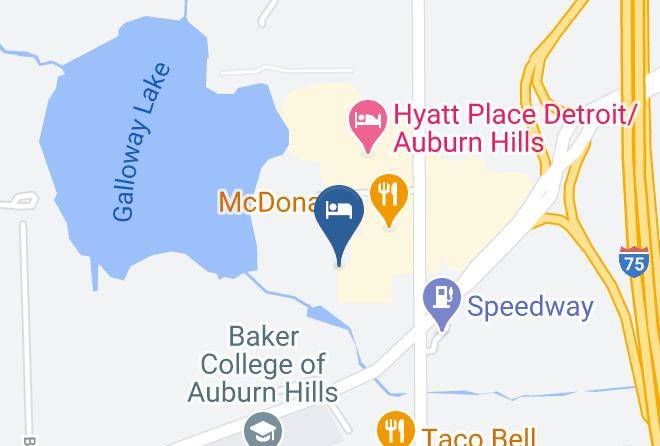 Oakland County - Quality Inn Auburn Hills Maps