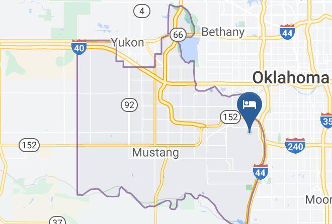 Oklahoma - Quality Inn Oklahoma City Airport Maps