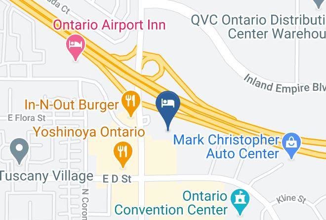 San Bernardino - Quality Inn Ontario Airport Convention Center Maps