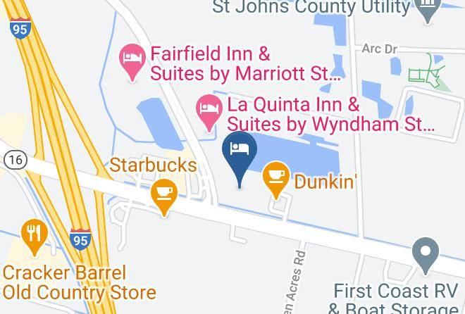 St Johns - Quality Inn Outlet Mall Maps