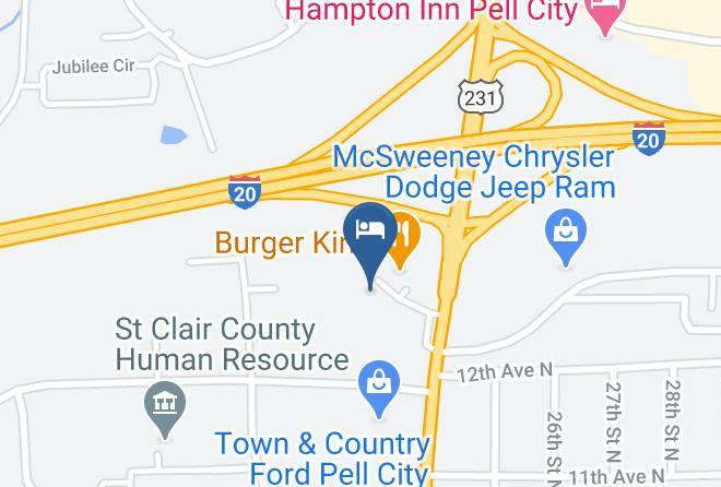 St Clair - Quality Inn Pell City I 20 Exit 158 Maps