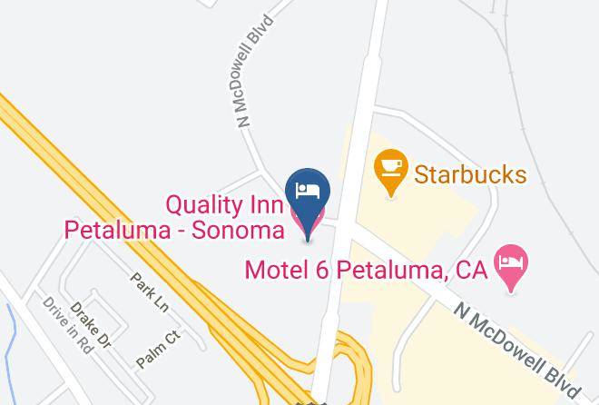 Sonoma - Quality Inn Petaluma Sonoma Maps